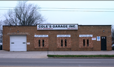 Coles Garage Inc. 876 S Arlington St Akron OH 44306